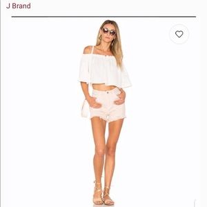 J Brand Distressed Denim Shorts